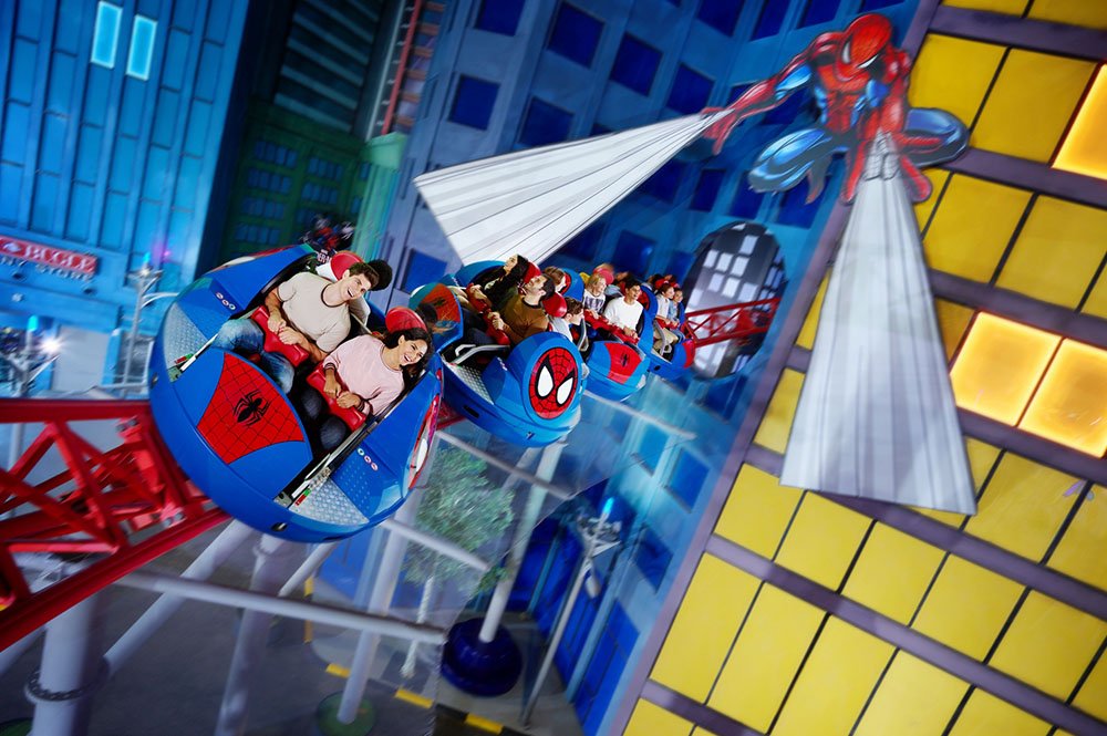 Enjoy the-rides Around Marvel Superheroes