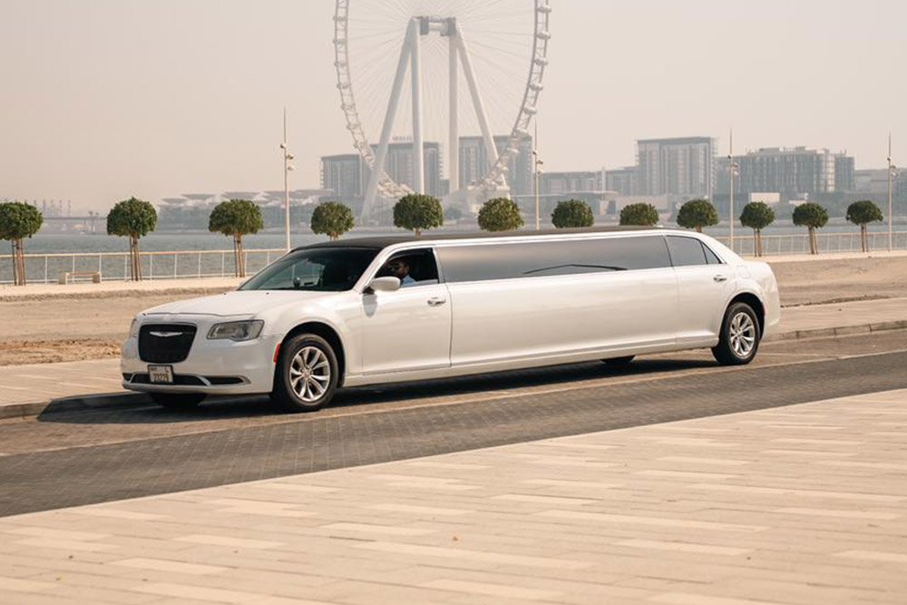 White line Limousine Dubai