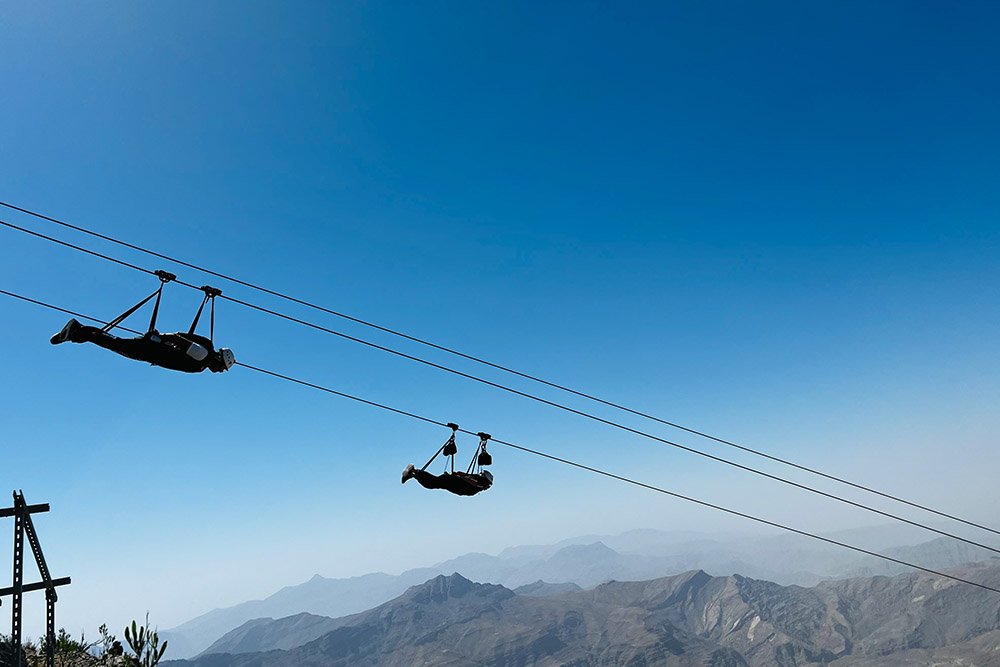 Jebel Jais Zipline Dubai