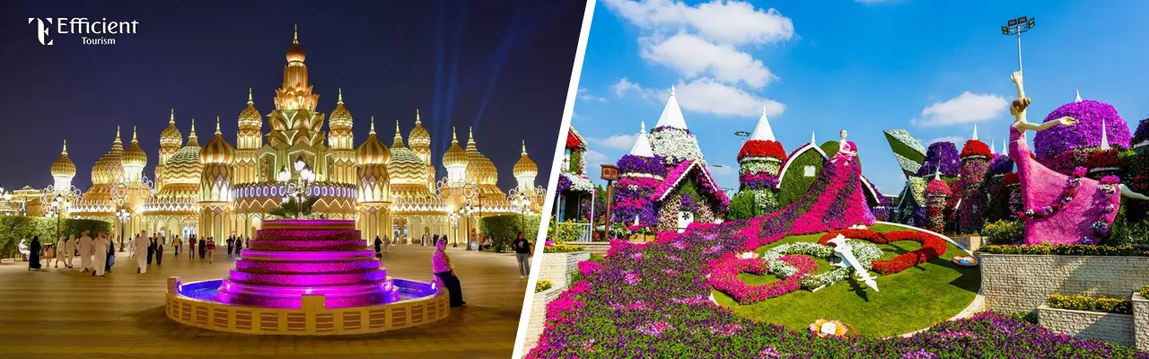 Miracle Garden and Global Village Dubai