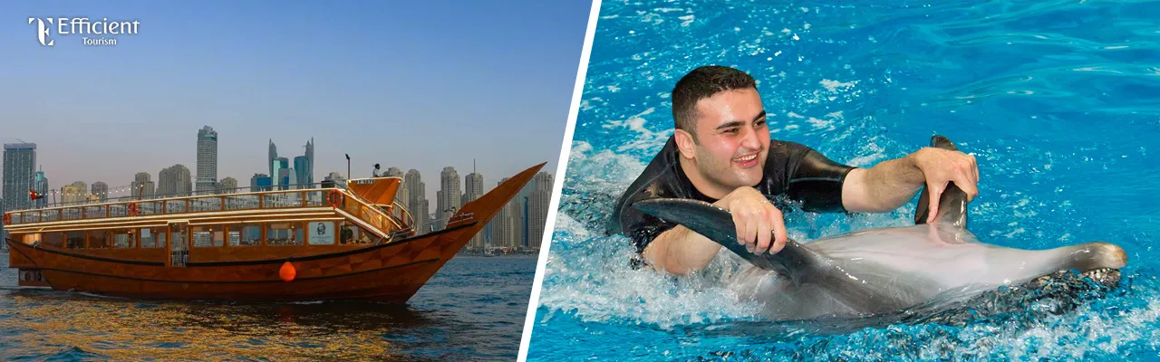 Dhow Cruise with Dolphinarium Show