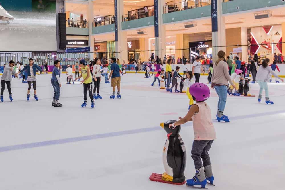 Dubai Mall Ice Rink Tour