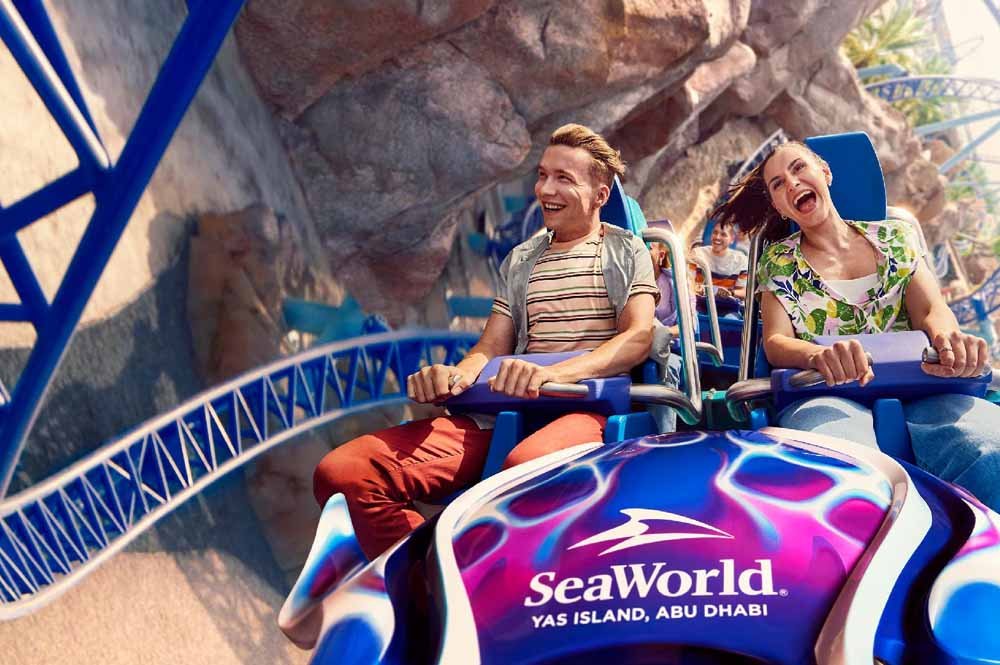 Rides at the Seaworld Abu Dhabi