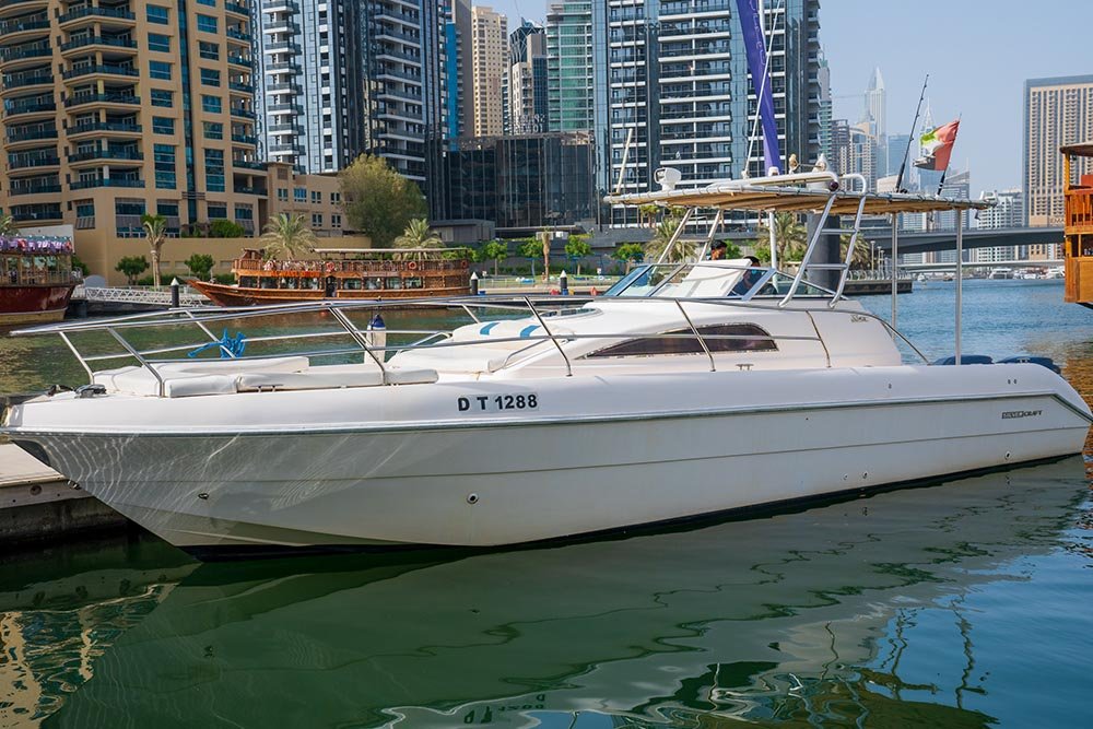 Go on a Fishing Trip with 33 ft Yacht Rental in Dubai