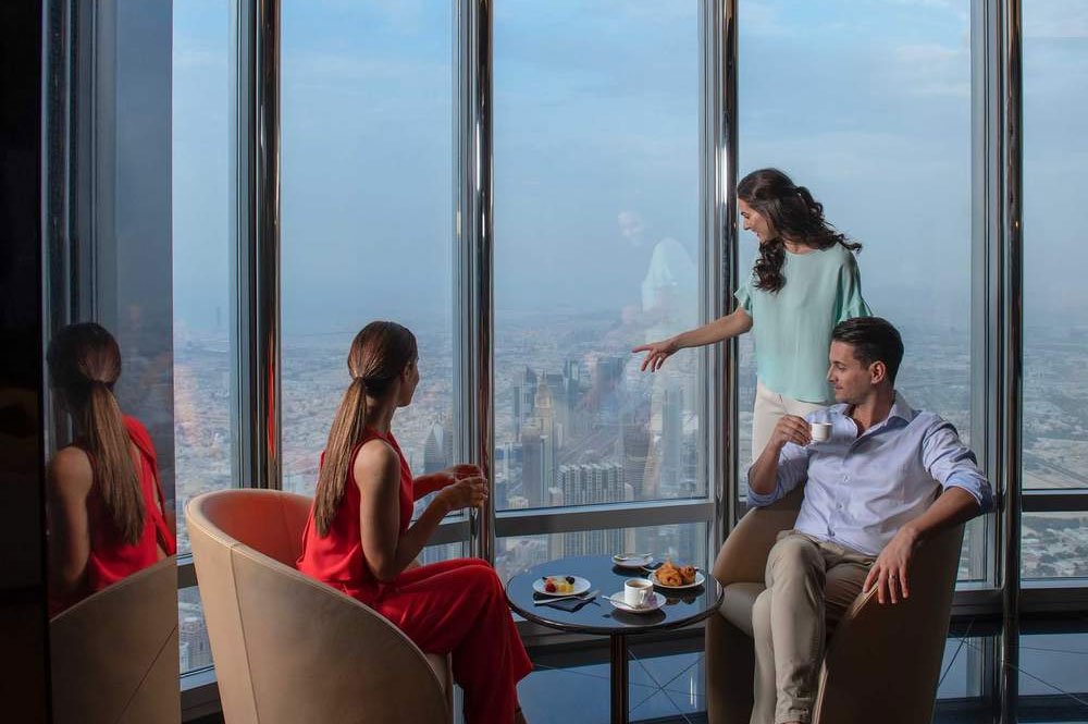 Burj Khalifa with Rooftop Meal