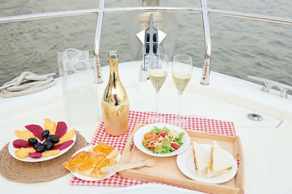 Dinner on Yacht