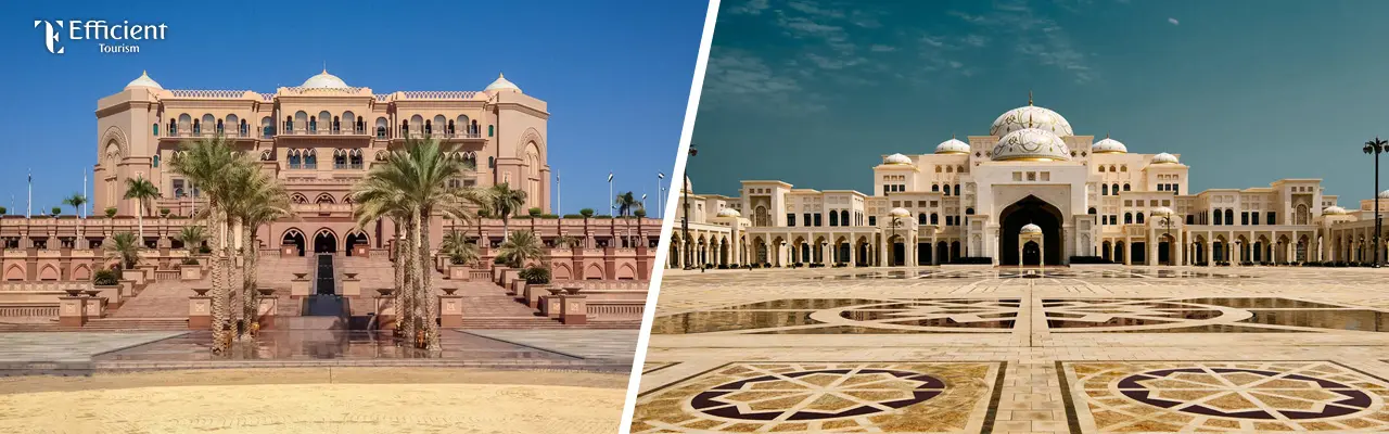 Abu Dhabi City with Qasr Al Watan