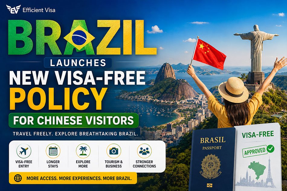 Brazil Launches New Visa-Free Policy for Chinese Visitors